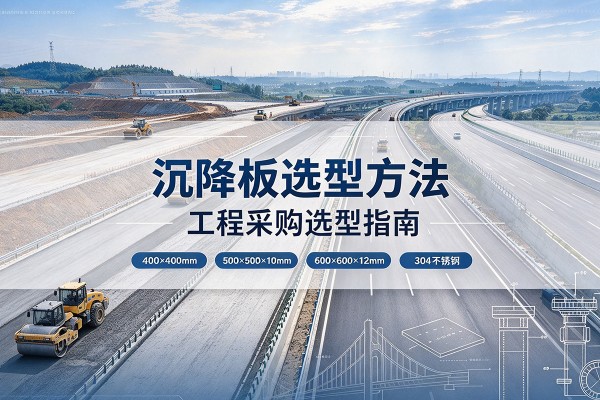 佳木斯沉降板选择方法