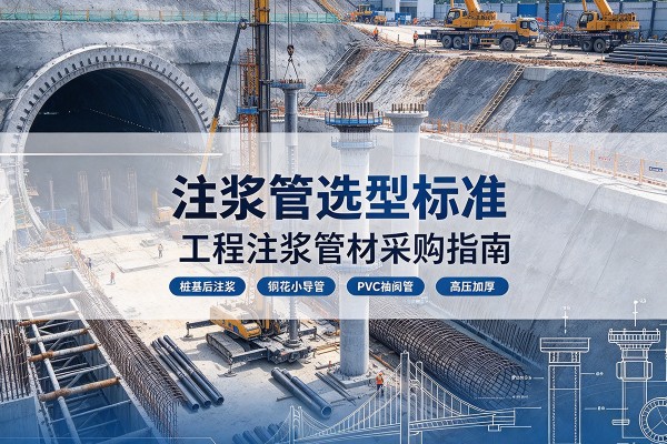 佳木斯注浆管选型标准