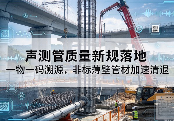 佳木斯声测管质量新规落地，一物一码溯源，非标薄壁管材加速清退